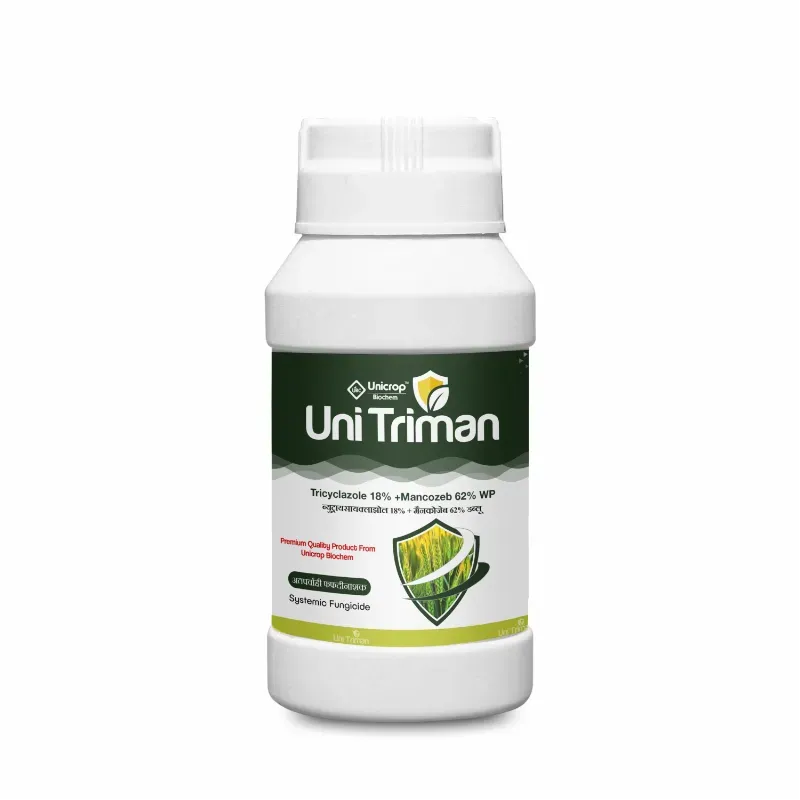 Tricyclazole 18% + Mancozeb 62% WP